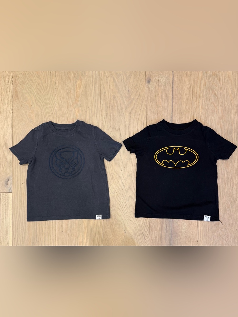 GAP Boys Black Panther/Batman Tees